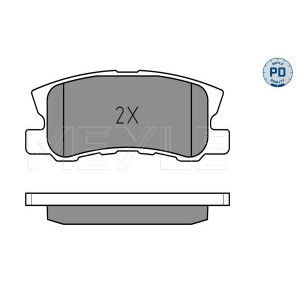 MEYLE 025 235 8216/PD Brzdové destičky zadní pro PAJERO Outlander Patriot ASX Caliber Sebring