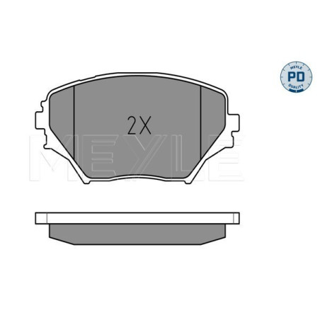 MEYLE 025 235 8517/PD Brake Pads Set Front for Toyota RAV 4