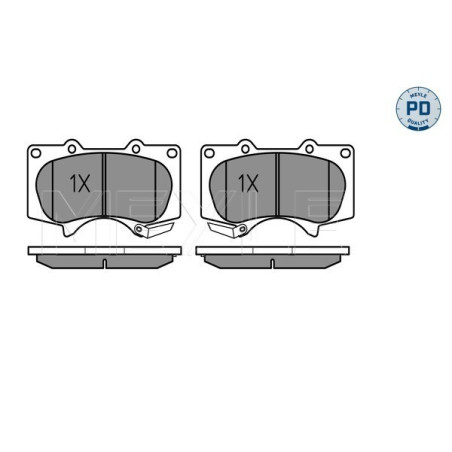 MEYLE 025 240 2417/PD Bremsbeläge Vorne für Hilux Land Cruiser Fortuner PAJERO GX