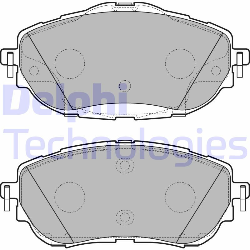 DELPHI LP2691 Pastiglie freno Anteriore per