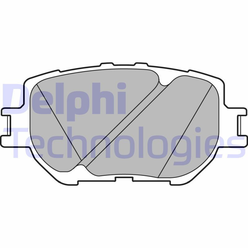 DELPHI LP2699 Pastiglie freno Anteriore per