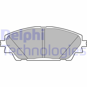 DELPHI LP2701 Pastillas de freno Delantero para