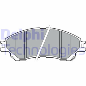 DELPHI LP2664 Brzdové platničky Predné pre