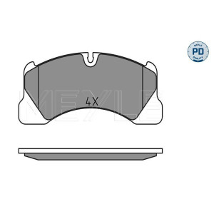 MEYLE 025 250 0717/PD Brzdové destičky přední pro Panamera Cayenne Macan Taycan Touareg e-Tron