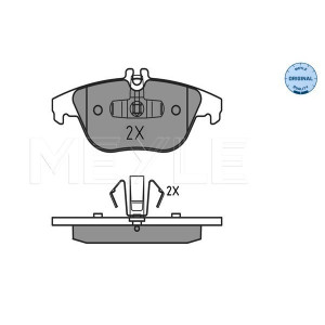 MEYLE 025 242 5418 Bremsbeläge Hinten für Mercedes GLK