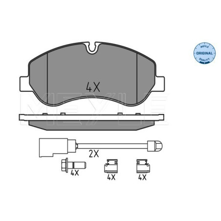 MEYLE 025 256 0217 Pastillas de freno delantero para Ford Transit