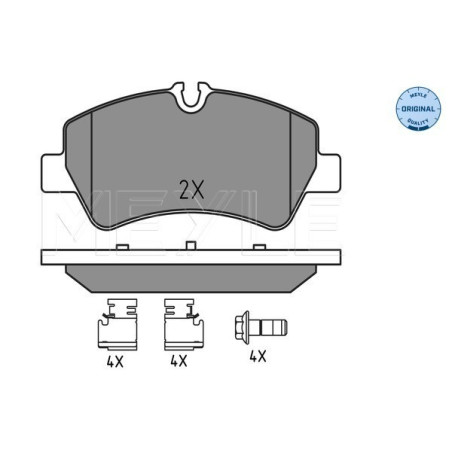 MEYLE 025 256 0418 Plaquettes de frein arrière pour Ford Transit