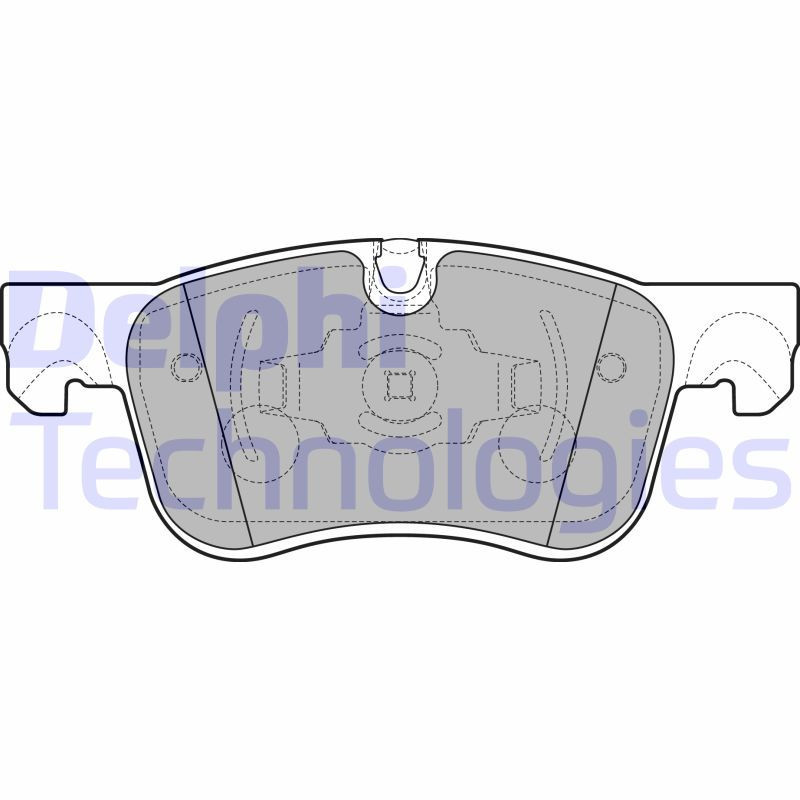 DELPHI LP2689 Pastiglie freno Anteriore per