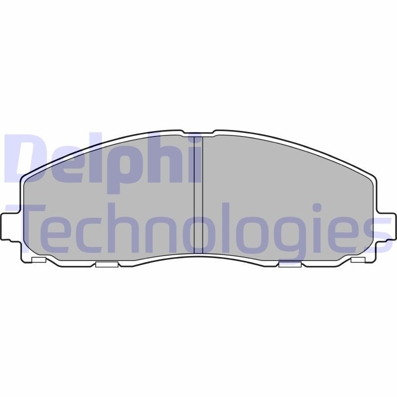 DELPHI LP2694 Brzdové platničky Predné pre