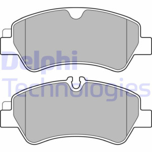 DELPHI LP2662 Pastillas de freno Trasero para