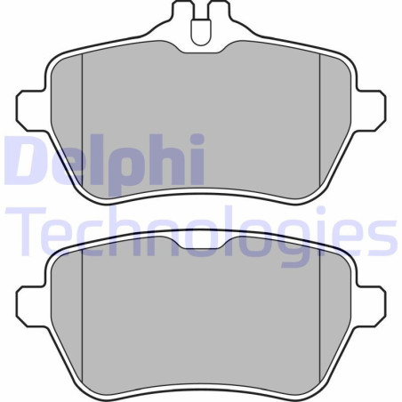 DELPHI LP2659 Bremsbeläge Hinten für