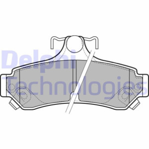 DELPHI LP2700 Brzdové platničky Zadné pre