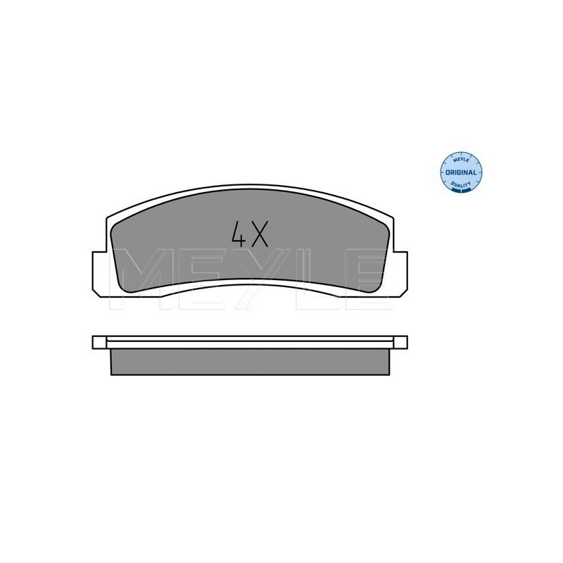 MEYLE 025 206 6016 Plaquettes de frein avant pour Lada Niva
