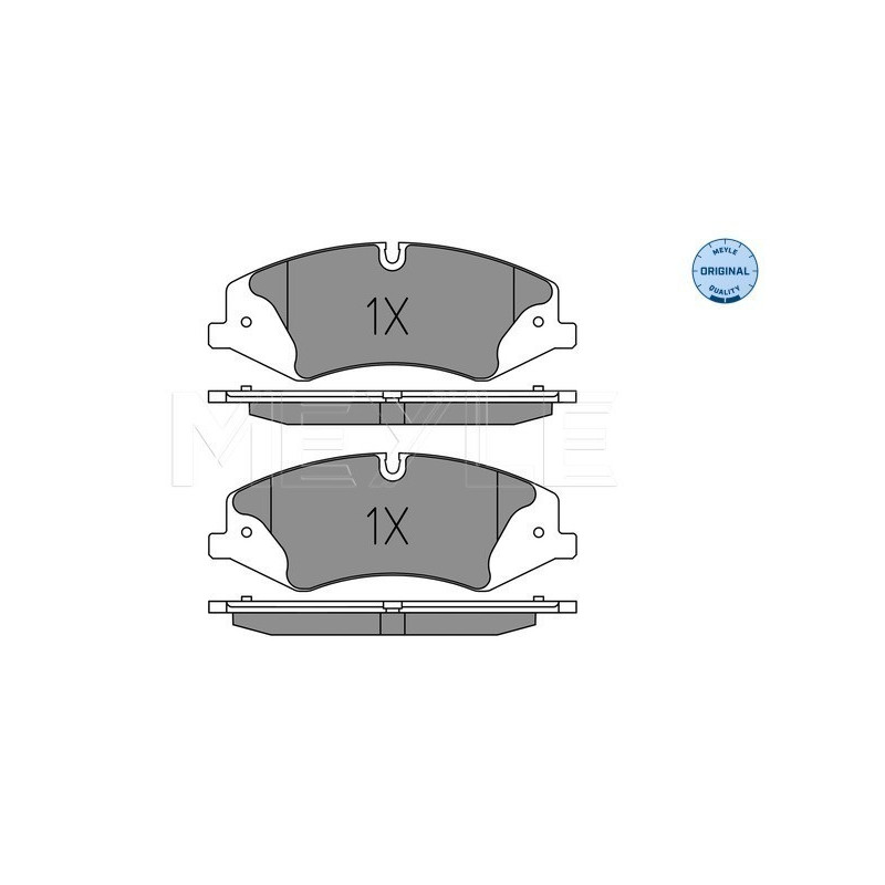 MEYLE 025 250 2119 Brake Pads Set Front for Land Rover Discovery