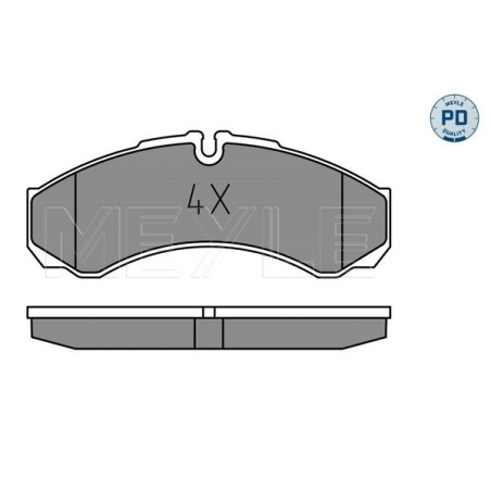 MEYLE 025 291 2120/PD Brake Pads Set Front for Iveco Daily