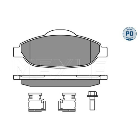 MEYLE 025 246 6017/PD Brake Pads Set Front for Peugeot 308 3008