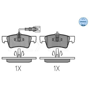 MEYLE 025 243 6819 Pastillas de freno trasero para VW Touareg