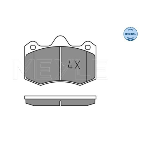 MEYLE 025 249 7417 Brake Pads Set Front for Seat Ibiza