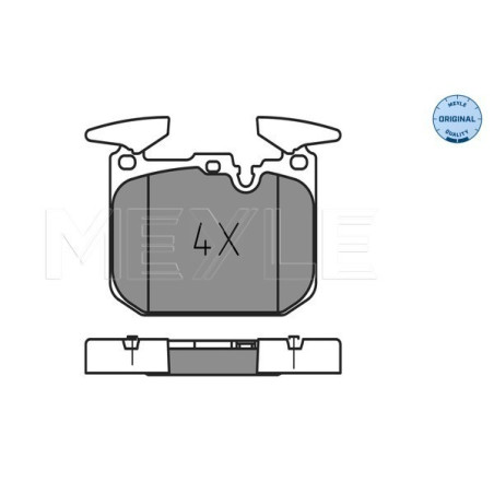 MEYLE 025 250 2818 Brake Pads Set Front for BMW 3 4 1 2 i8