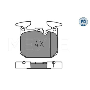 MEYLE 025 250 2818/PD Pastillas de freno delantero para BMW 3 4 1 2 i8