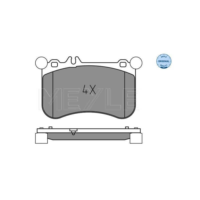MEYLE 025 252 1917 Brake Pads Set Front for Mercedes CLS S E SLC SLK