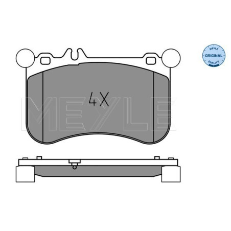 MEYLE 025 252 1917 Bremsbeläge Vorne für Mercedes CLS S E SLC SLK