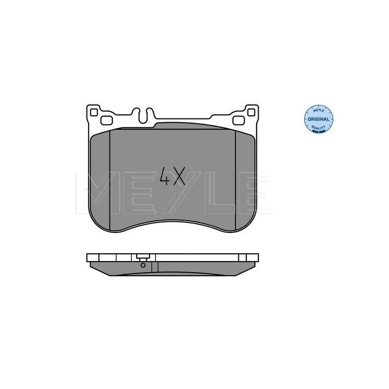 MEYLE 025 257 0617 Bremsbeläge Vorne für Mercedes SL