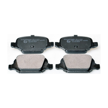 DENCKERMANN B111241 Brzdové platničky Zadné pre