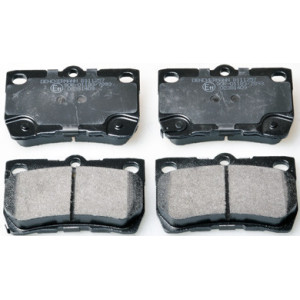 DENCKERMANN B111257 Brzdové platničky Zadné pre