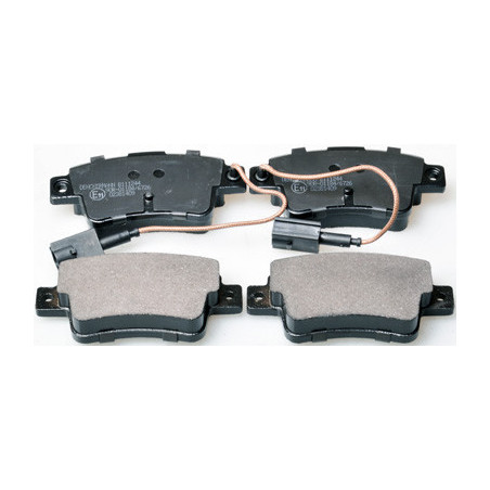 DENCKERMANN B111244 Bremsbeläge Hinten für