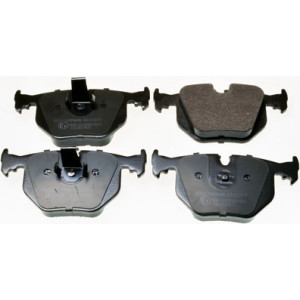 DENCKERMANN B111217 Brzdové platničky Zadné pre