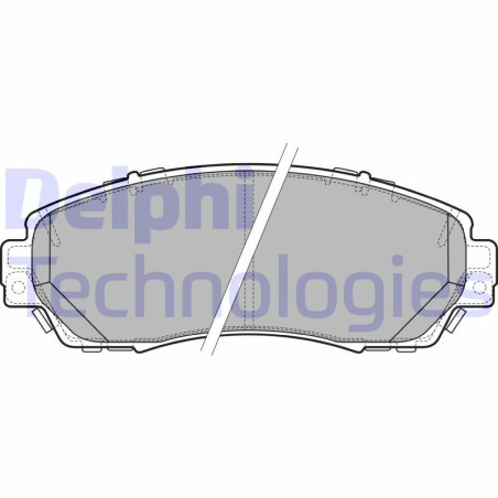 DELPHI LP2710 Brake Pads Set Front for