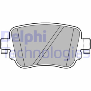 DELPHI LP2709 Brzdové platničky Zadné pre