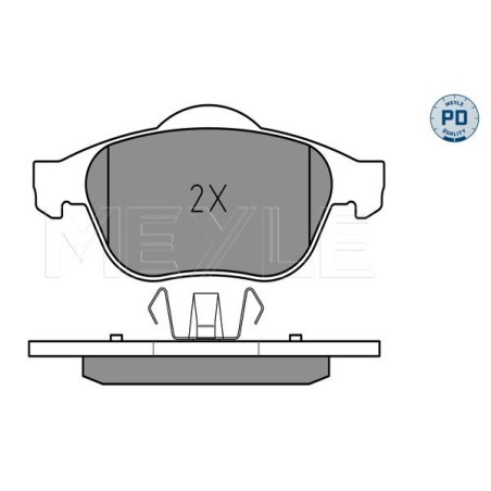 MEYLE 025 232 4518/PD Brake Pads Set Front for Renault Laguna Scenic