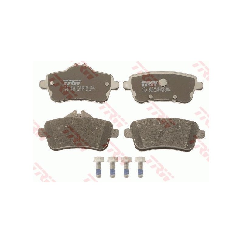Plaquettes de frein Arrière pour Mercedes A CLA GL GLA GLE GLS ML SLC SLK TRW GDB1947