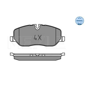 MEYLE 025 241 9118 Brzdové destičky přední pro Land Rover Discovery