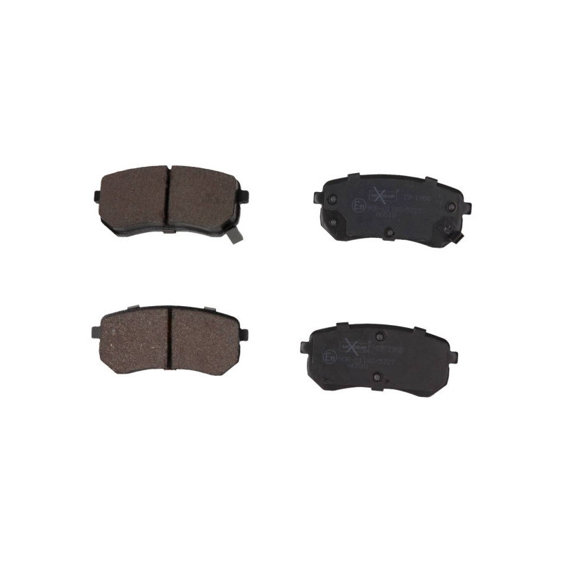 MAXGEAR 19-1988 Brake Pads Set Rear for i10 Picanto