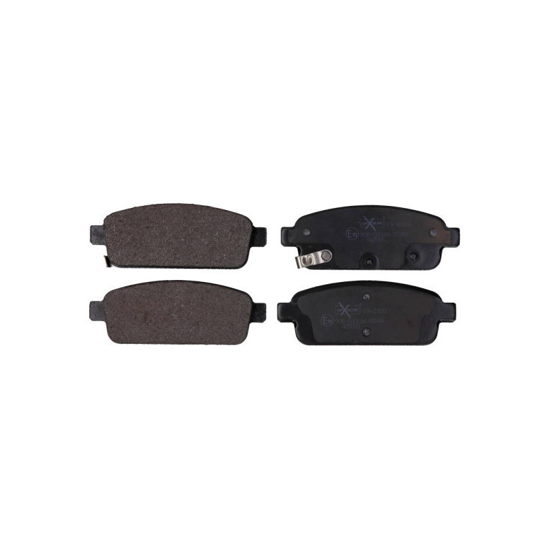 MAXGEAR 19-2103 Brzdové platničky zadné pre Astra Cruze Mokka Zafira Cascada Trax Orlando Ampera