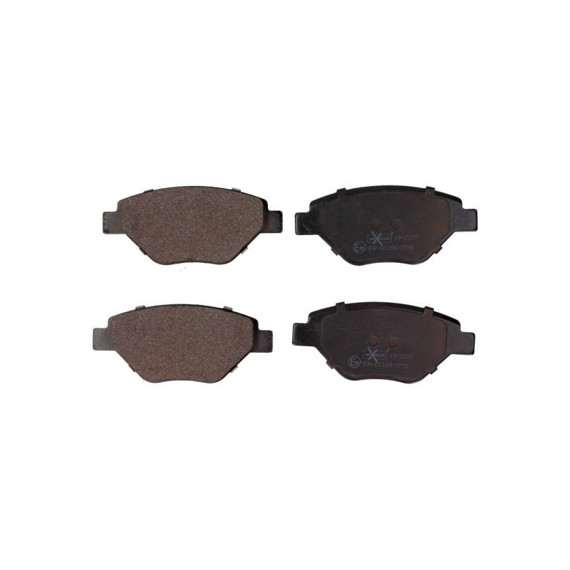 MAXGEAR 19-2157 Brzdové platničky predné pre Renault Megane