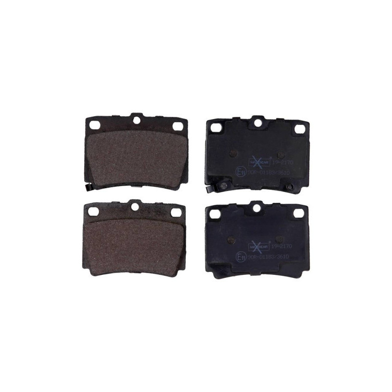 MAXGEAR 19-2170 Brake Pads Set Rear for Mitsubishi Pajero Sport Galloper