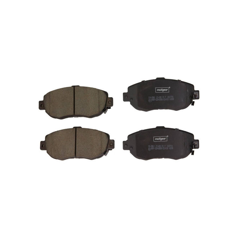 MAXGEAR 19-2861 Brzdové platničky predné pre GS Supra Altezza Gita IS SC LS