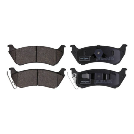 MAXGEAR 19-2869 Brzdové platničky zadné pre ML W163