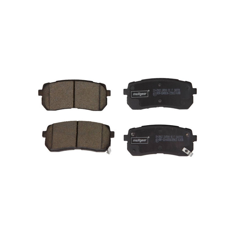 MAXGEAR 19-2902 Brzdové platničky zadné pre Sorento H-1 Carnival ix55