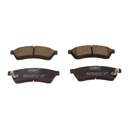 MAXGEAR 19-2908 Brzdové platničky zadné pre Chevrolet Epica