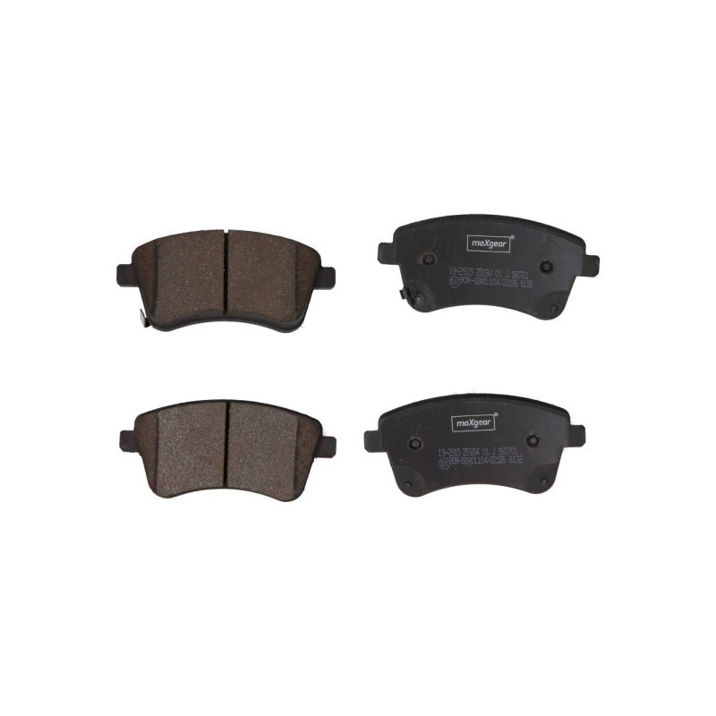 MAXGEAR 19-2915 Brzdové platničky predné pre Kia Venga