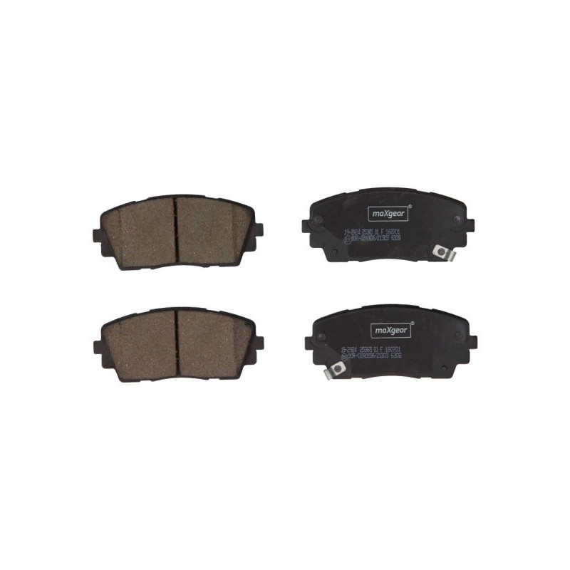 MAXGEAR 19-2924 Pastillas de freno delantero para Kia Picanto