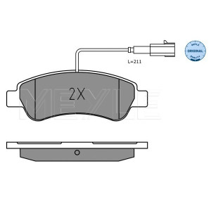 MEYLE 025 220 4119 Plaquettes de frein arrière pour Boxer JUMPER Ducato Movano