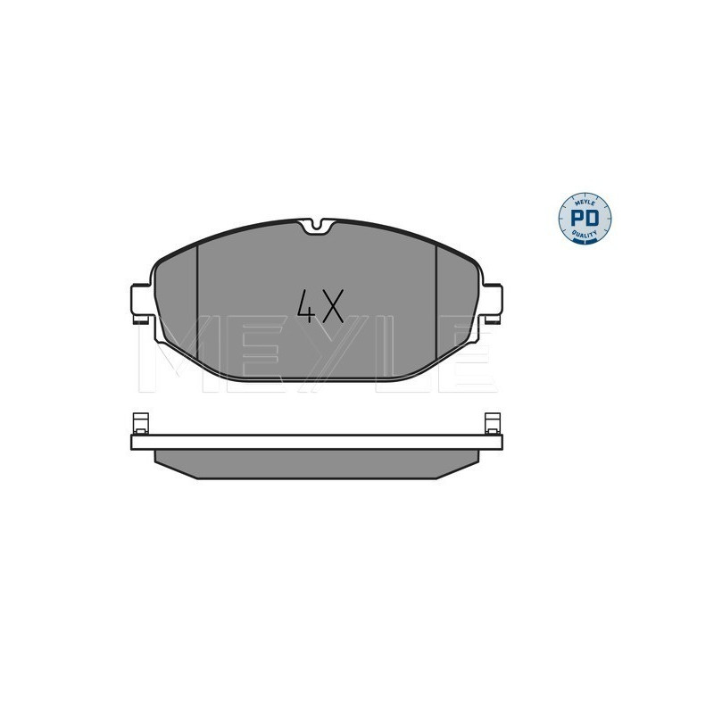 MEYLE 025 220 7619/PD Brake Pads Set Front for Mercedes E C