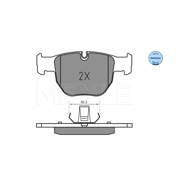 MEYLE 025 233 9719 Pastiglie freno anteriore per