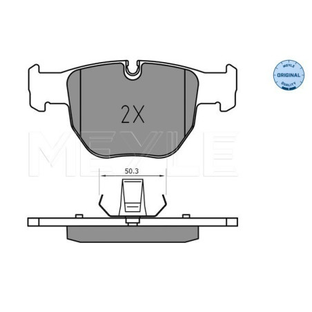 MEYLE 025 233 9719 Pastiglie freno anteriore per